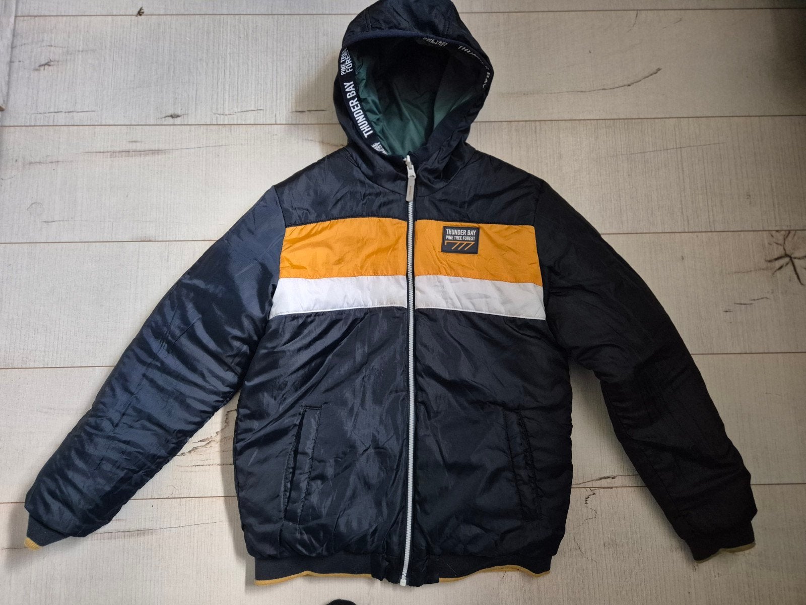 Dubbelzijdige winterjas mt 158/164 (Thunder Bay), Ophalen, Zo goed als nieuw, Jongen, Jas