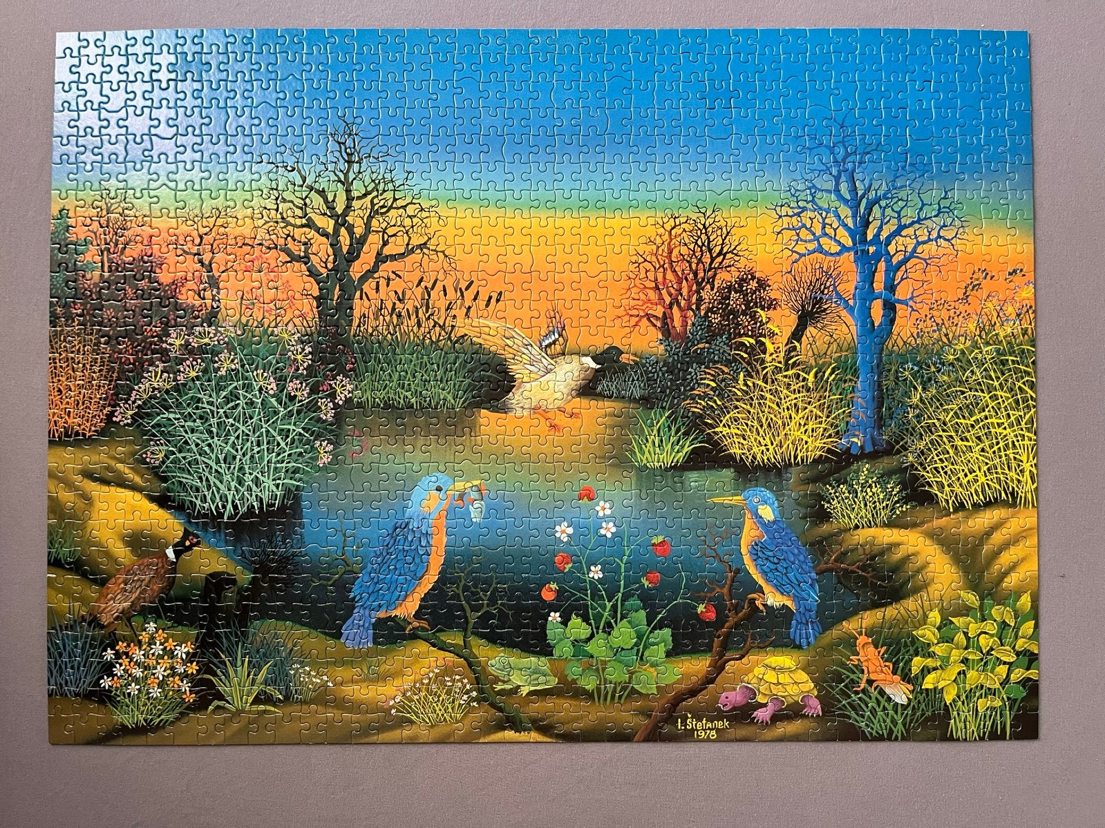 Puzzel 1000 stukjes - Compleet, Ophalen of Verzenden, 500 t/m 1500 stukjes, Gebruikt, Legpuzzel