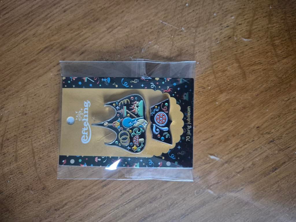 Efteling Pin 70 Jaar, Verzamelen, Efteling, Ophalen of Verzenden