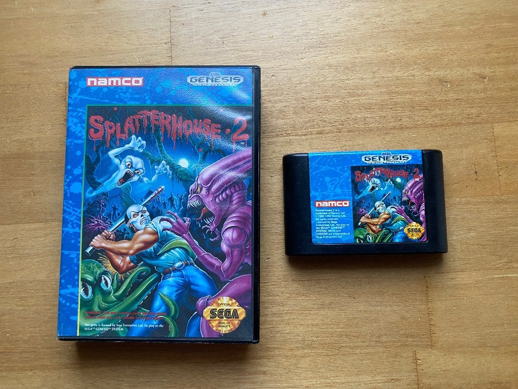 splatterhouse 2 sega genesis, 1 speler, Racen en Vliegen, Ophalen of Verzenden, Zo goed als nieuw