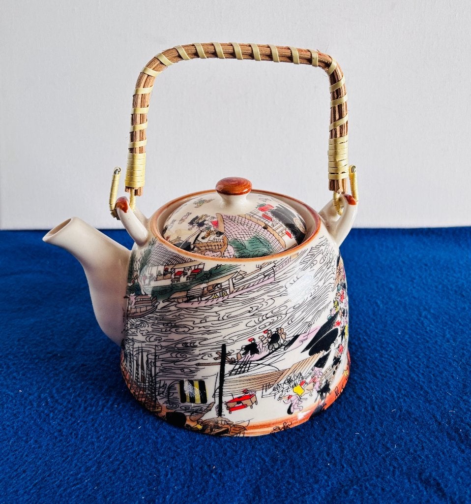 Vintage Chinese Jingdezhen Theepot | Handgemaakt '70/'80, Ophalen