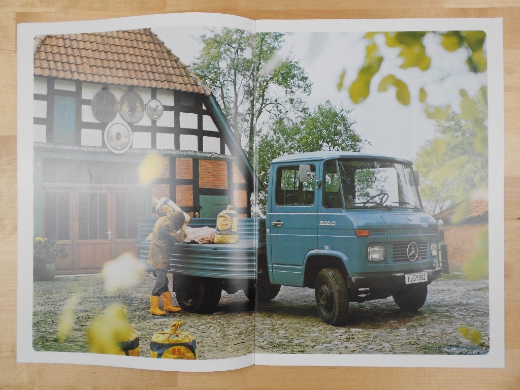 Mercedes 407 409 508 608 Brochure 1978 - 407D 508D 608D, Boeken, Zo goed als nieuw, Mercedes-Benz, Mercedes, Ophalen of Verzenden
