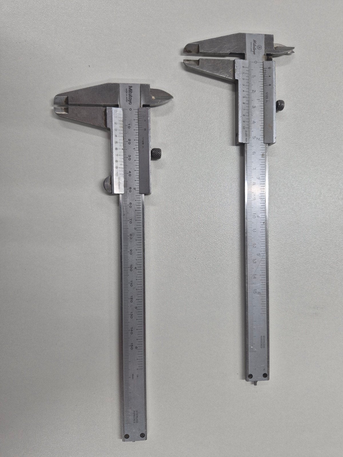 te koop mitutoyo schuifmaten, Doe-het-zelf en Verbouw, Meetapparatuur, Ophalen of Verzenden, Gebruikt, Afstand