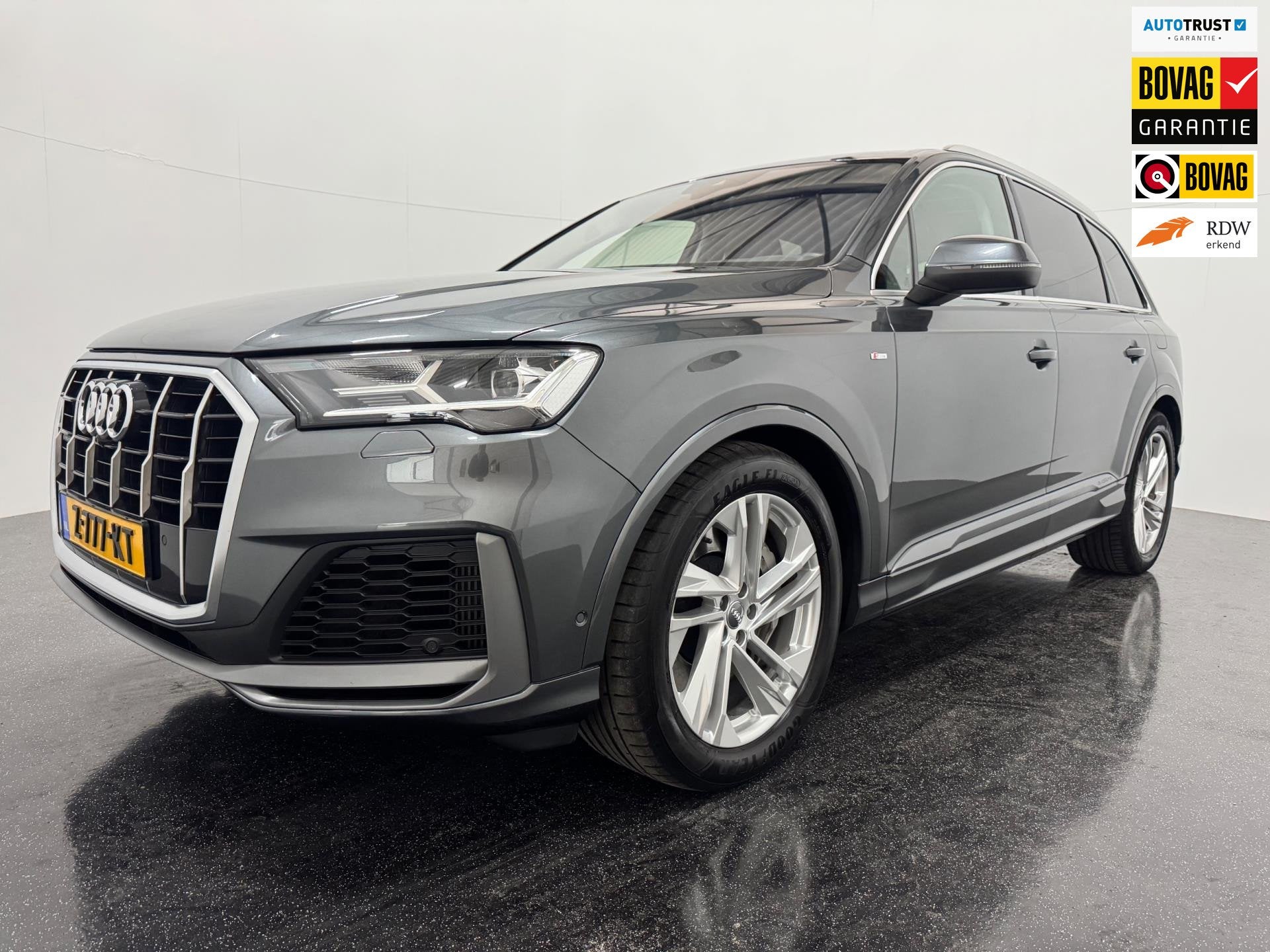 Audi Q7 55 TFSI e quattro Pro Line Plus B&O Luchtvering Pano, Automaat, Dealer onderhouden, Gebruikt, Euro 6