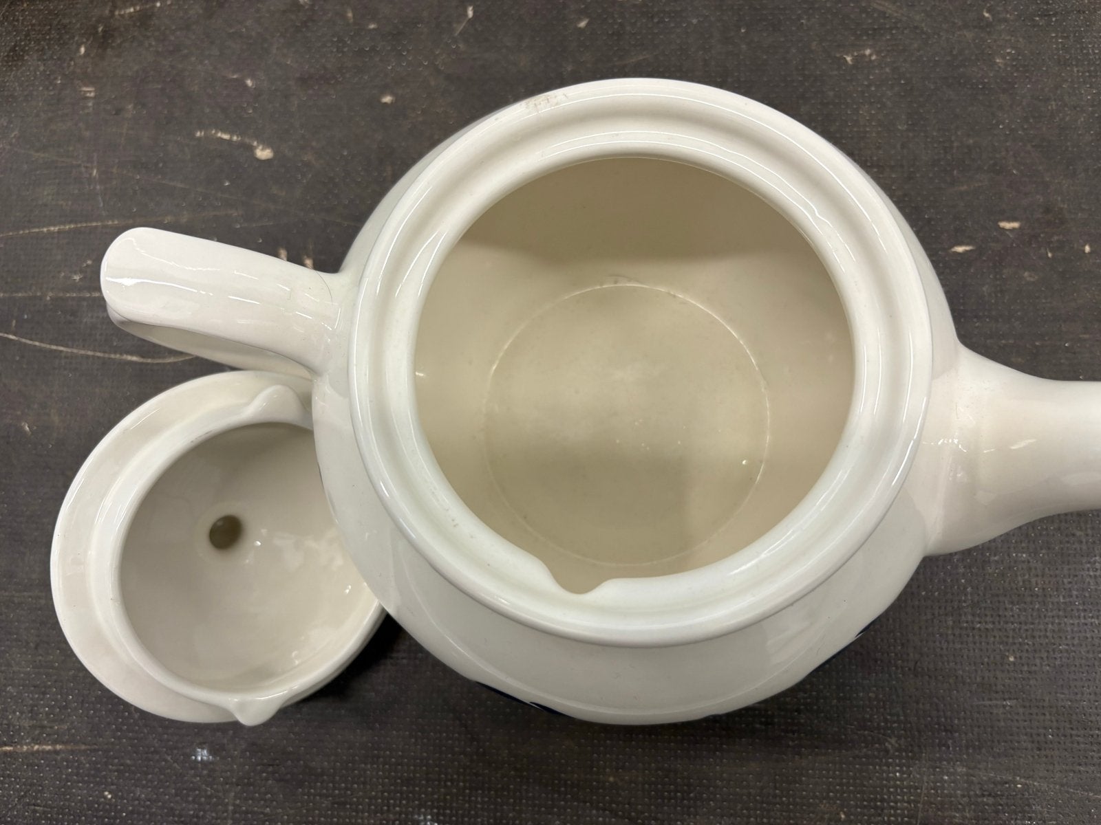 Boerenbont extra grote theepot 1,6 liter - Zeldzaam item, Antiek en Kunst, Ophalen of Verzenden