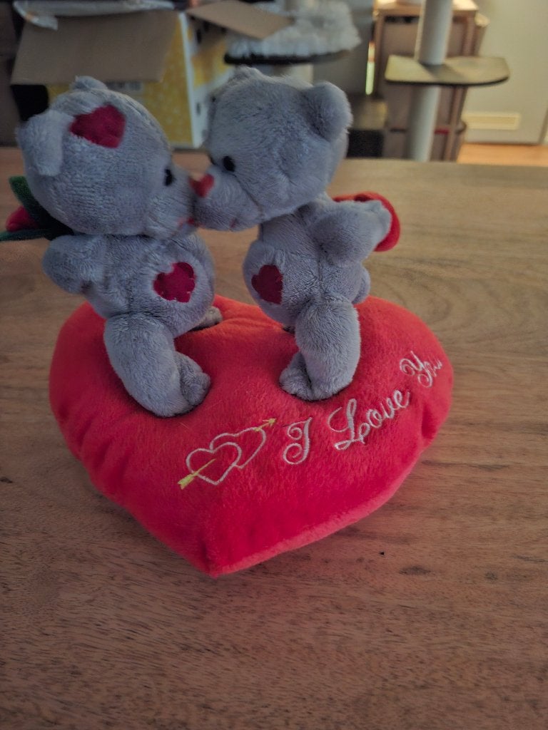 Leuk kussentje met beertjes, Nieuw, Ophalen of Verzenden, Overige typen, Hartvormig
