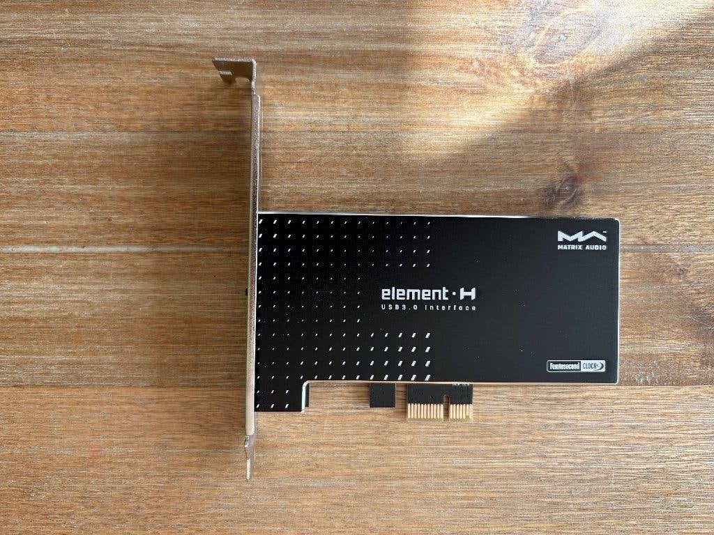 Matrix Audio Element H – Audiophile USB 3.0 PCIe Controller, Ophalen of Verzenden, Zo goed als nieuw, Intern, Matrix