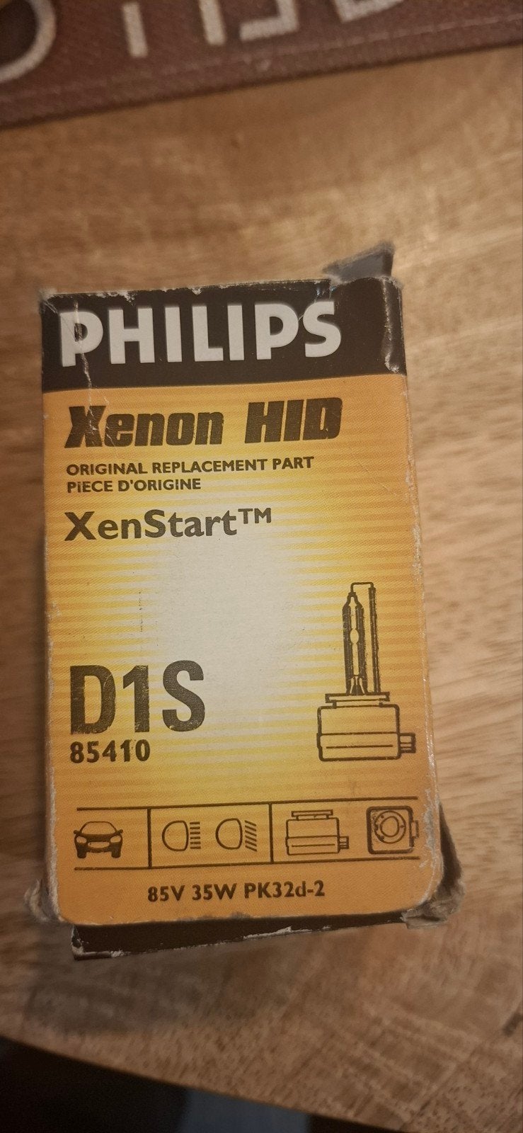2x Philips Xenon HID D1S XenStart 85410 (1x met doos), Ophalen of Verzenden, Gebruikt, Universele onderdelen