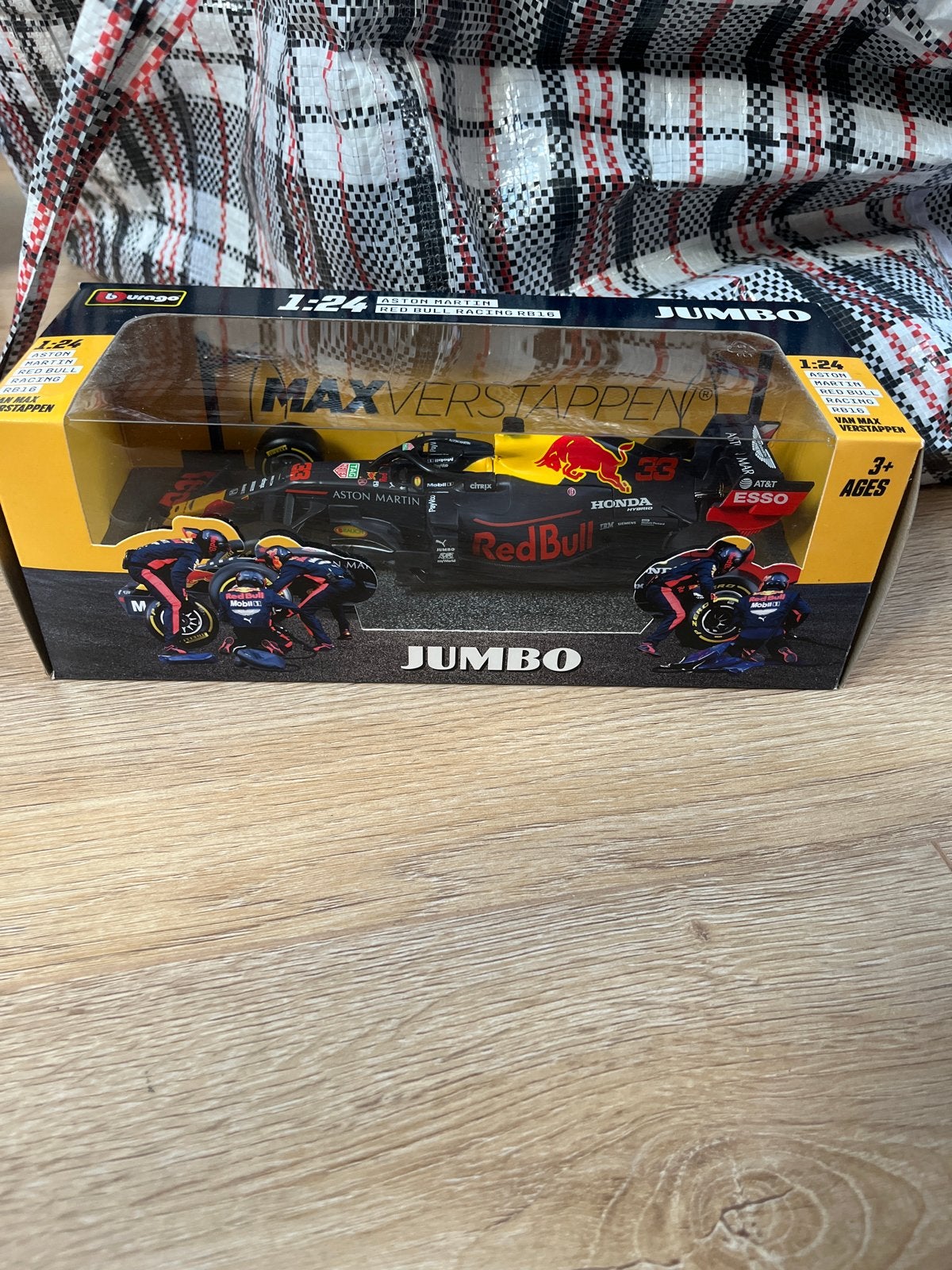 Bburago Max Verstappen Red Bull Racing RB16 1:24 modelauto, Ophalen of Verzenden, Nieuw, Auto, Bburago