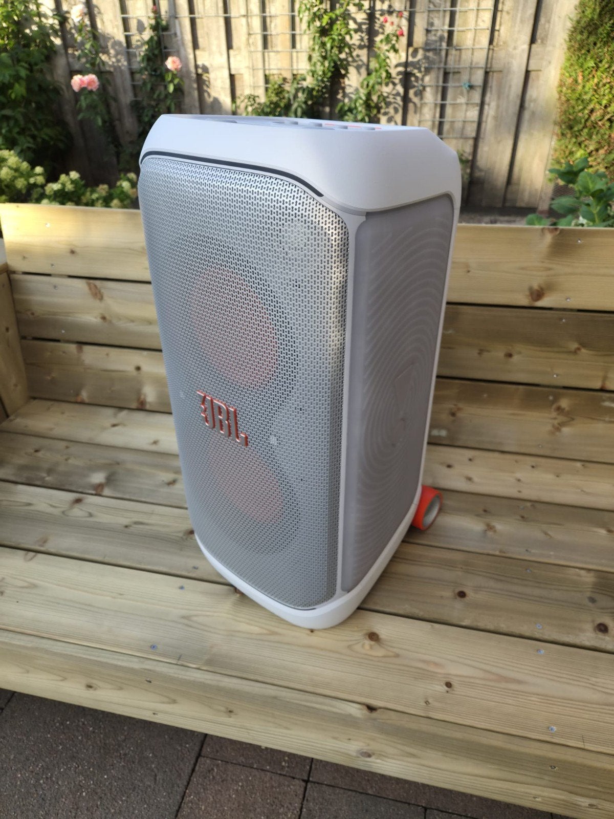 JBL PartyBox Stage 320 Wit  -NIEUWSTAAT-, Ophalen, Zo goed als nieuw, Center speaker, JBL