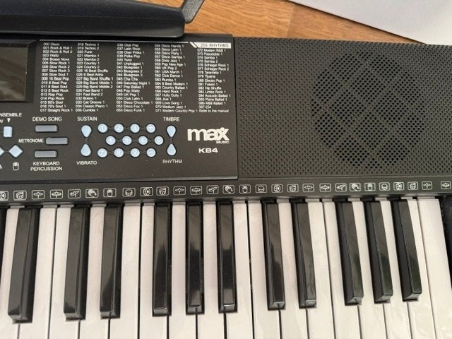 Foto 10 van MAX Music KB4 elektronisch keyboard (Zo goed als nieuw!!!)