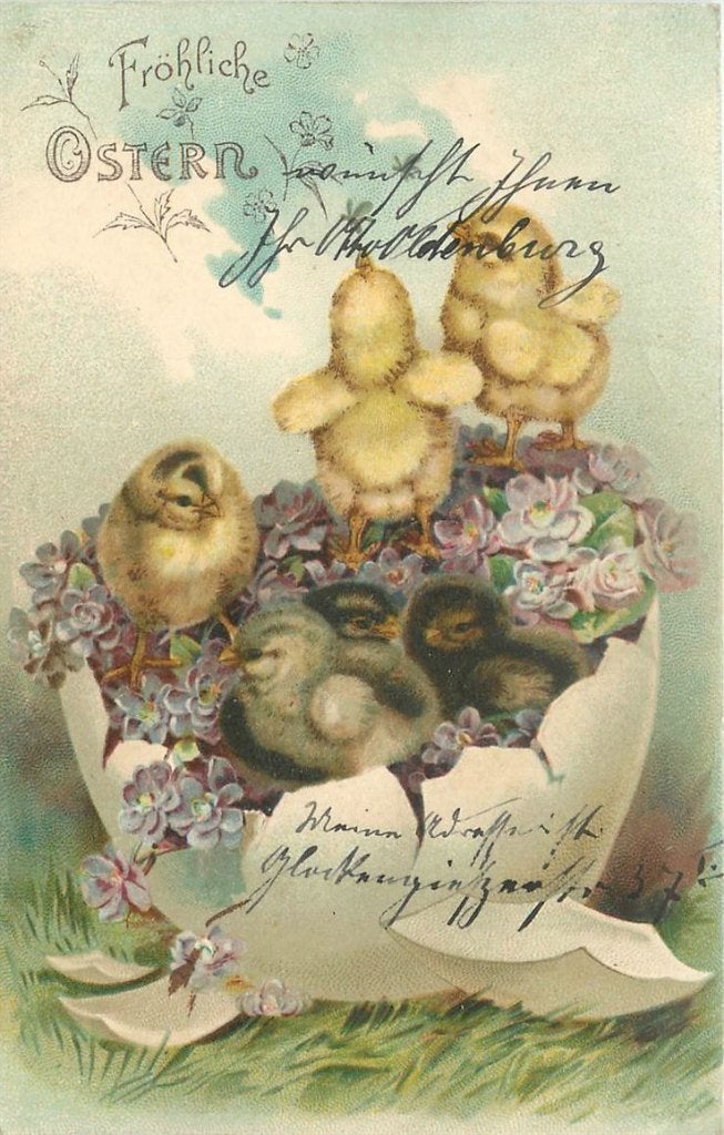 379-002-001 Frohliche Ostern, Verzenden, Voor 1920, Overig Europa