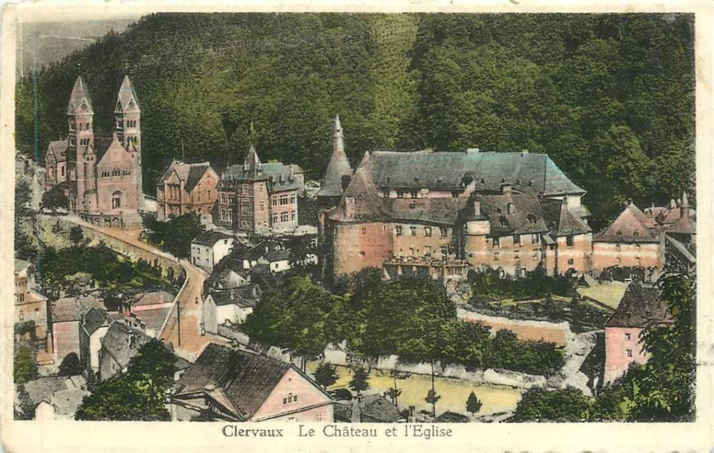 381-225-029 Clervaux Le Chateau et l'Eglise, Verzamelen, Ansichtkaarten | Buitenland, Verzenden, Voor 1920, Overig Europa
