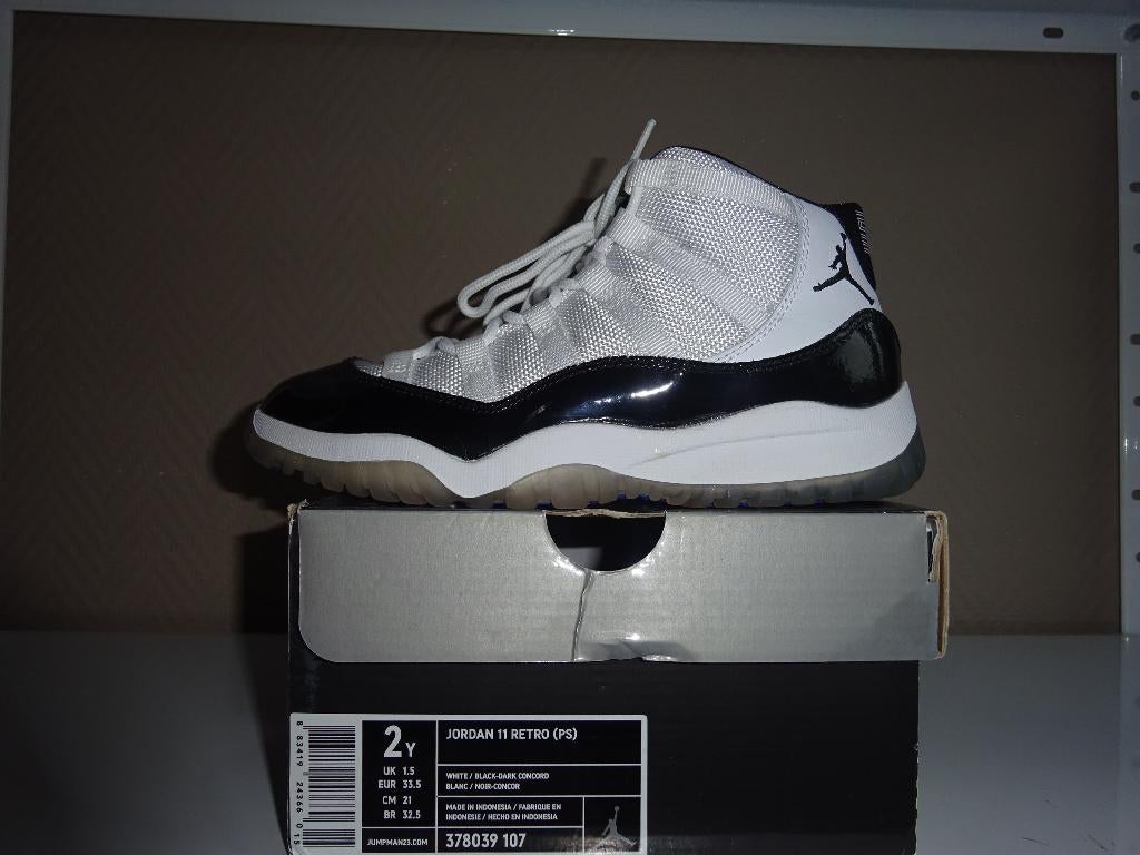 Nike Air Jordan 11 Retro Concord 2011 (PS) Maat 33.5, Kinderen en Baby's, Kinderkleding | Schoenen en Sokken, Jongen of Meisje
