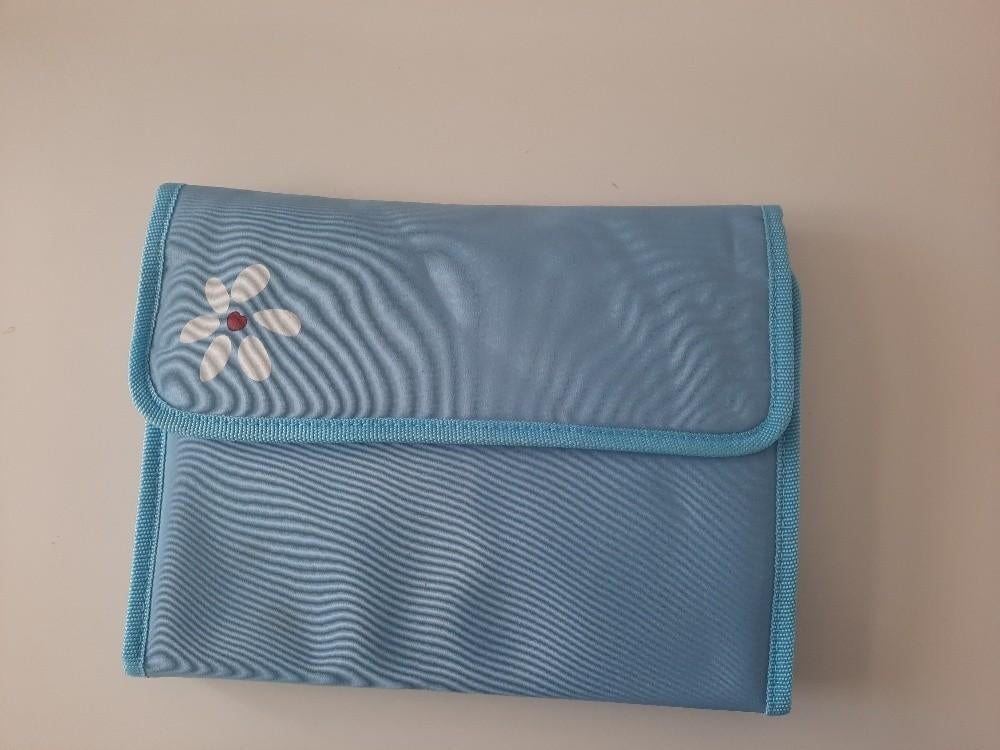 VINTAGE CAMPING BESTEKSET in etui, Ophalen of Verzenden, Zo goed als nieuw