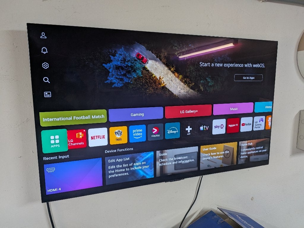 LG 42 inch OLED EVO C54 4K Smart TV, Ophalen, Philips, 50 Hz, OLED
