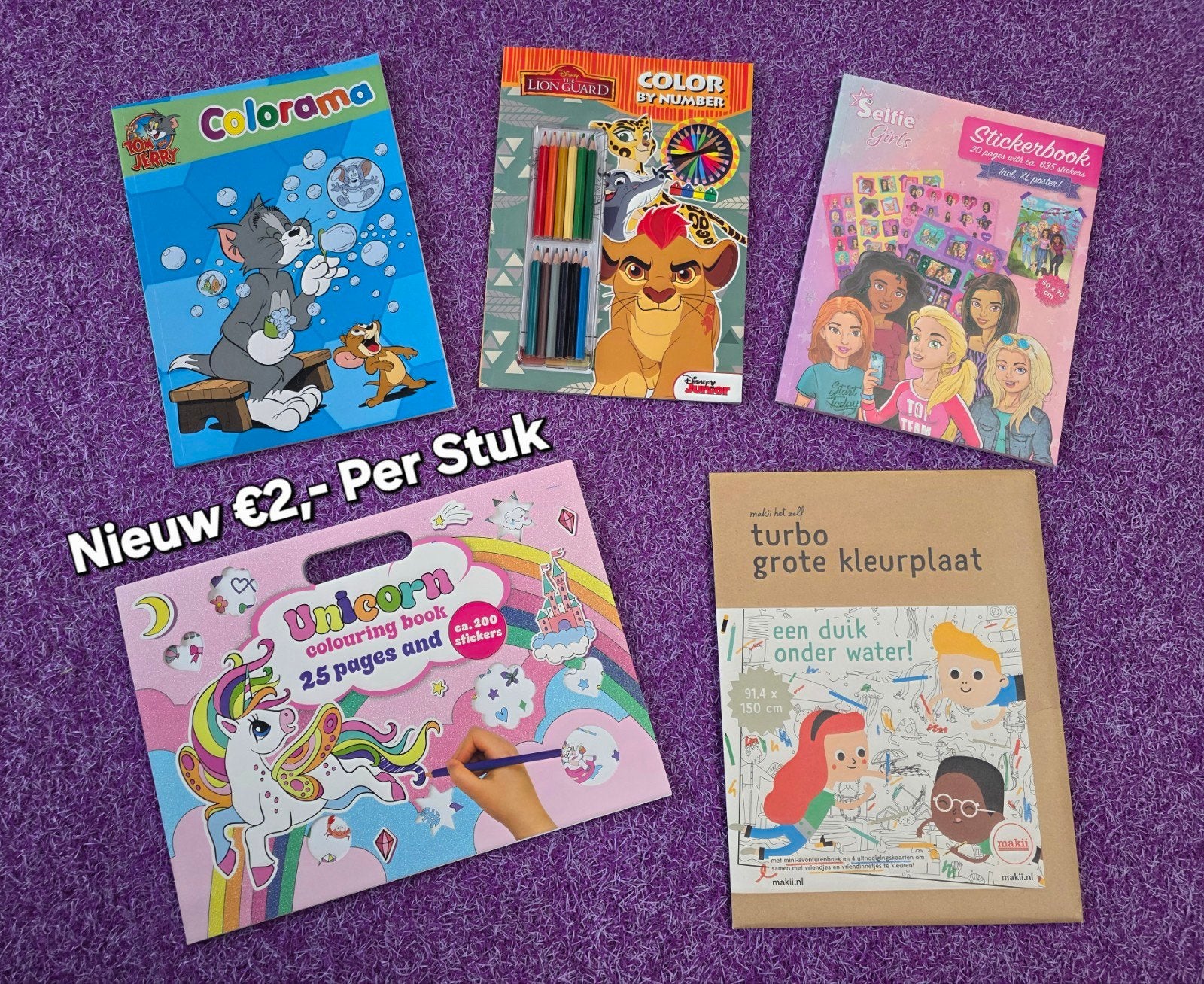 Nieuwe kleurboeken en knutselsets - diverse thema's, Ophalen of Verzenden, Nieuw, Jongen of Meisje, Non-fictie