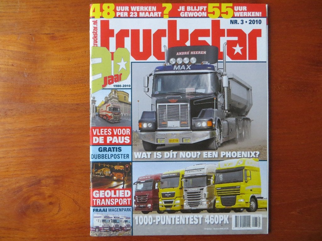 Truckstar nr. 3 2010, Boeken, Auto's | Folders en Tijdschriften, Ophalen of Verzenden, Nieuw, Algemeen