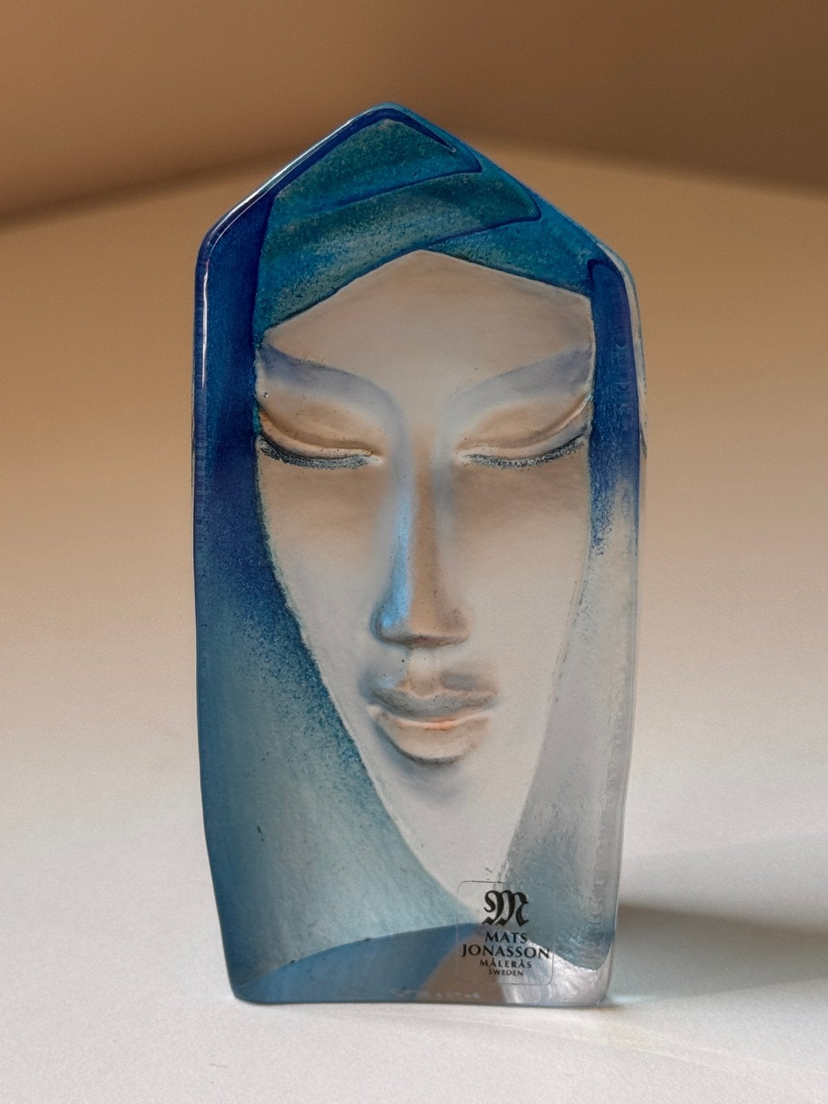 ZGAN Mats Jonassons "Batzeba" 8cm, Glas, 8 cm, Gesigneerd, Beeld