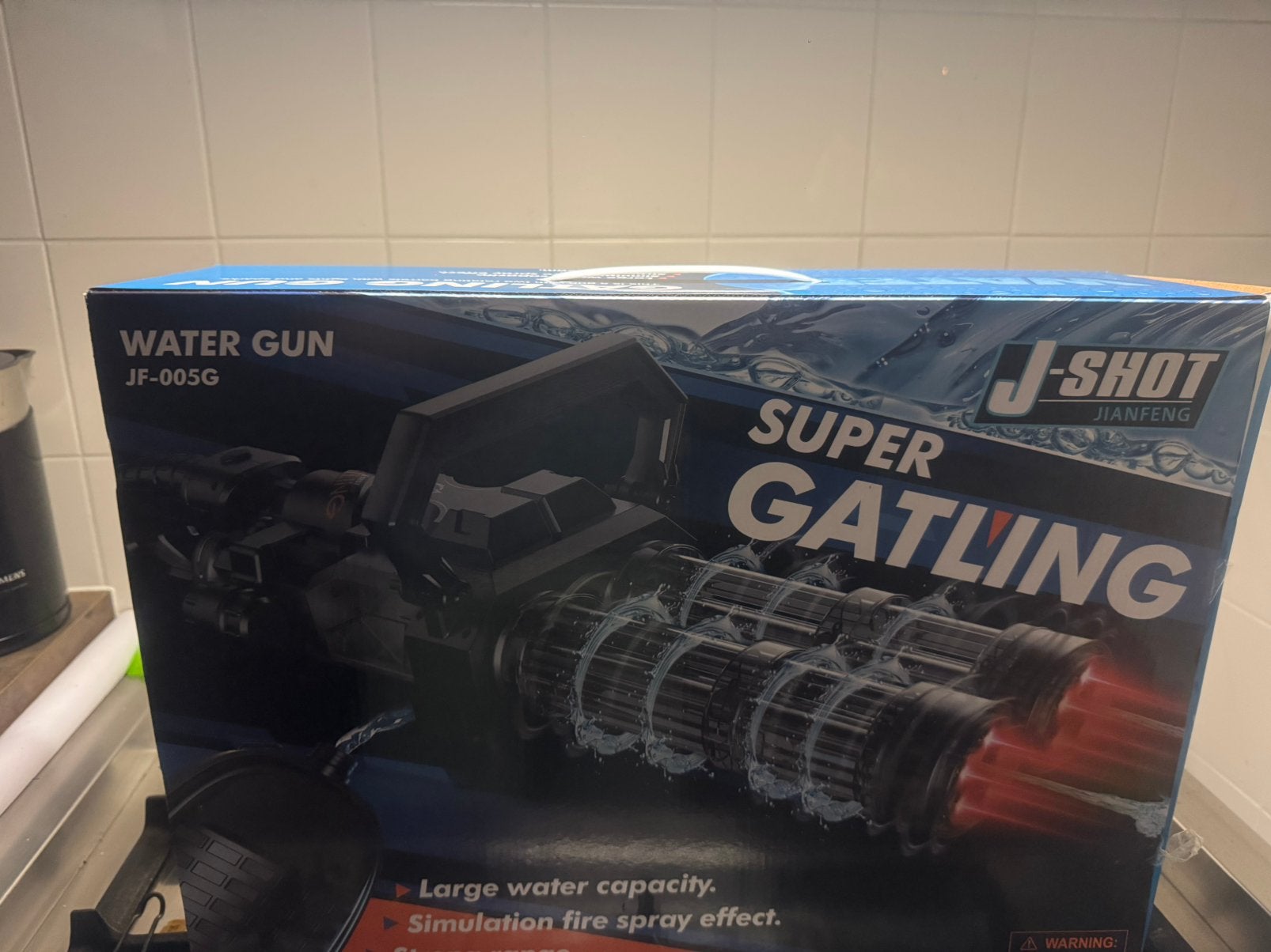Super gatling water gun, Ophalen, Zo goed als nieuw