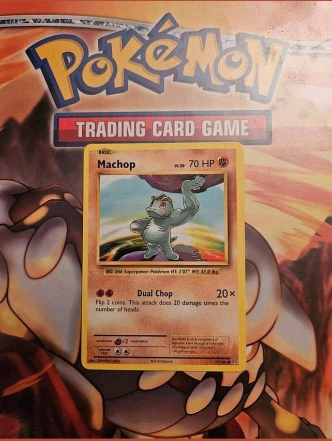 Machop 57/108 XY Evolutions pokemon kaart nm, Ophalen of Verzenden, Zo goed als nieuw