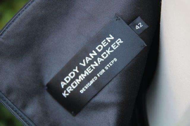 Jurk zwart/ kleur Addy van den Krommenacker mt 42 OPRUIMING, Zwart, Maat 42/44 (L), Ophalen of Verzenden, Zo goed als nieuw