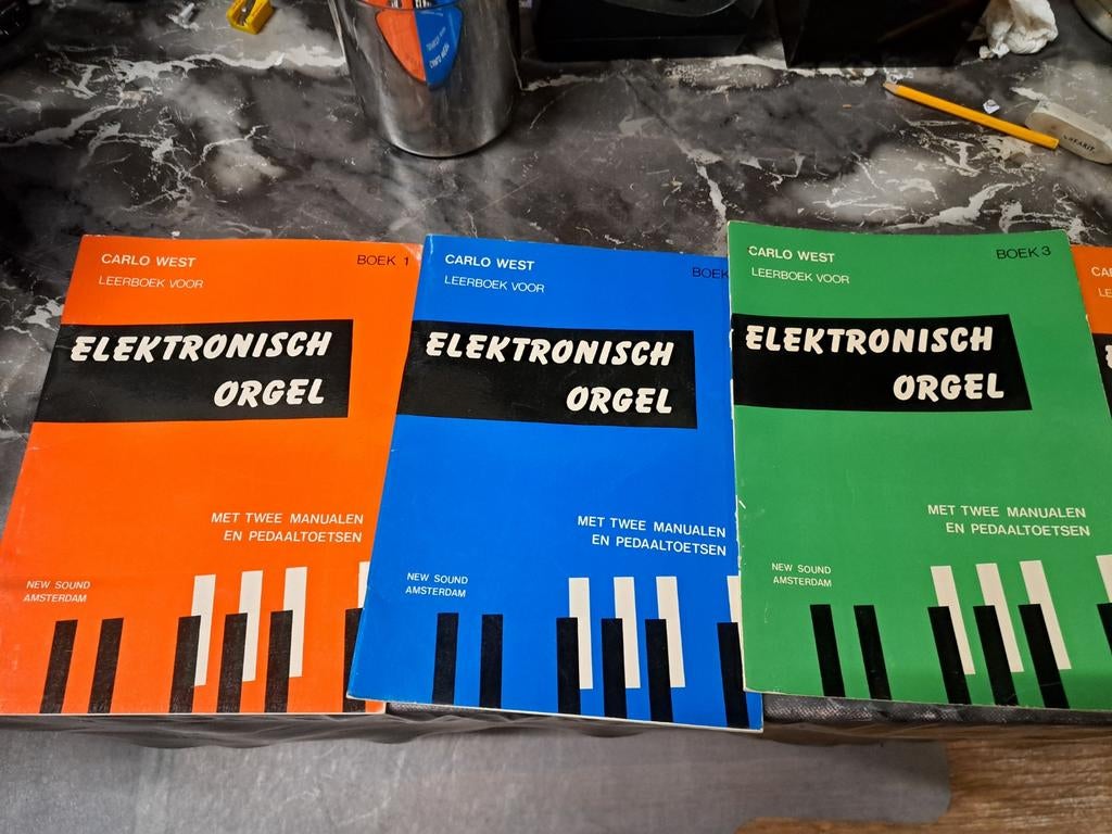 Leerboeken voor elektronische orgel, Ophalen of Verzenden, Les of Cursus, Orgel