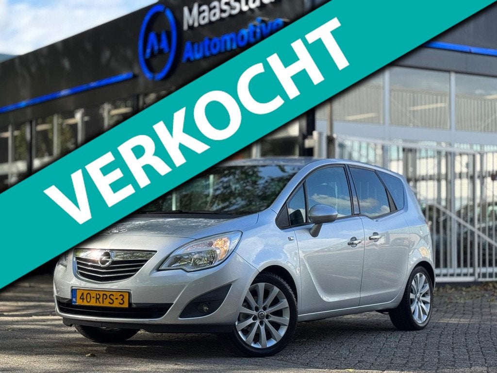 Opel Meriva 1.4 Nw APK Cruise Airco Fietsendrager Boekjes To, Voorwielaandrijving, Euro 5, Gebruikt, 4 cilinders