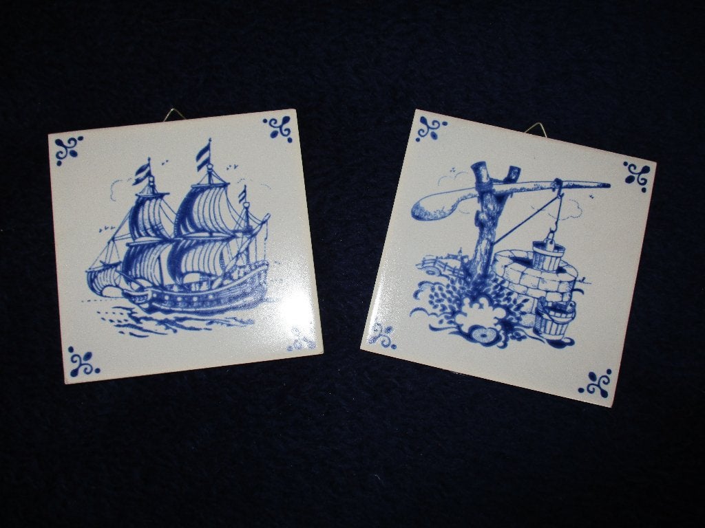2x Mosa tegel nr 22 & 23, Ophalen of Verzenden