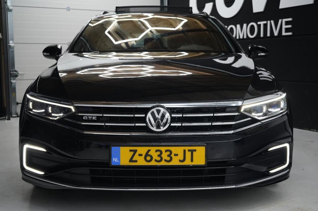 Volkswagen Passat Variant 1.4 TSI PHEV GTE | PANO | ACC | ST, Gebruikt, Zwart, Plug-in hybride, Hybride Elektrisch/Benzine