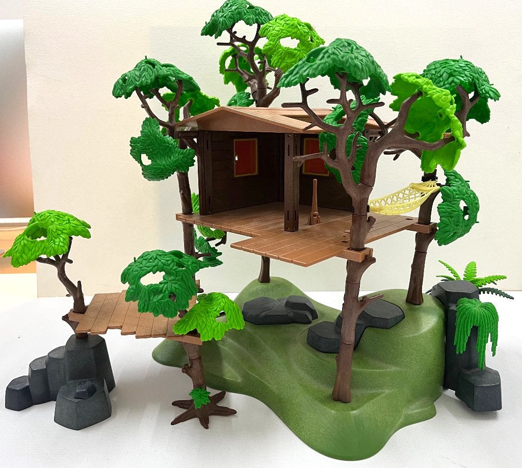 playmobiel: Jungle met boomhut (grote set), Wild life, Complete set, Overige typen, Ophalen of Verzenden