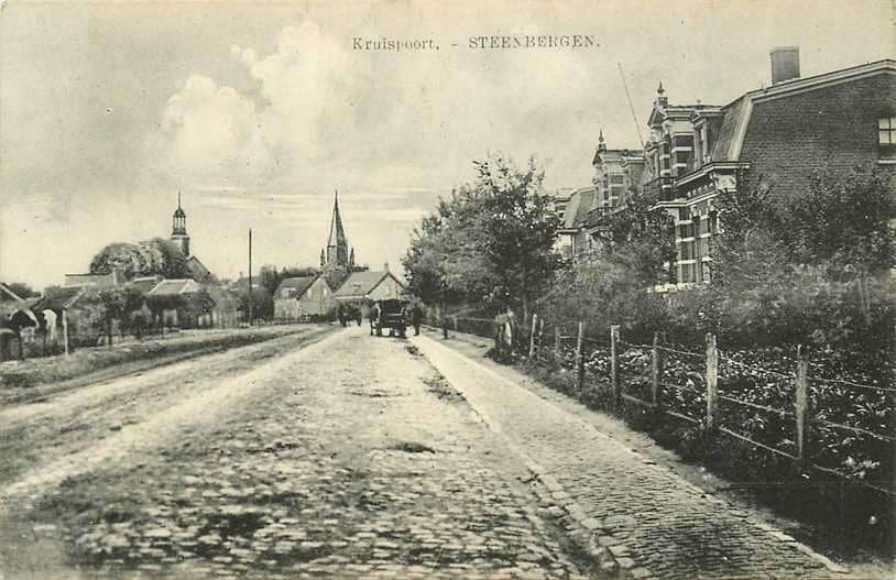 380-629-033 Steenbergen Kruispoort, Verzamelen, Ansichtkaarten | Nederland, Verzenden, Voor 1920, Noord-Brabant