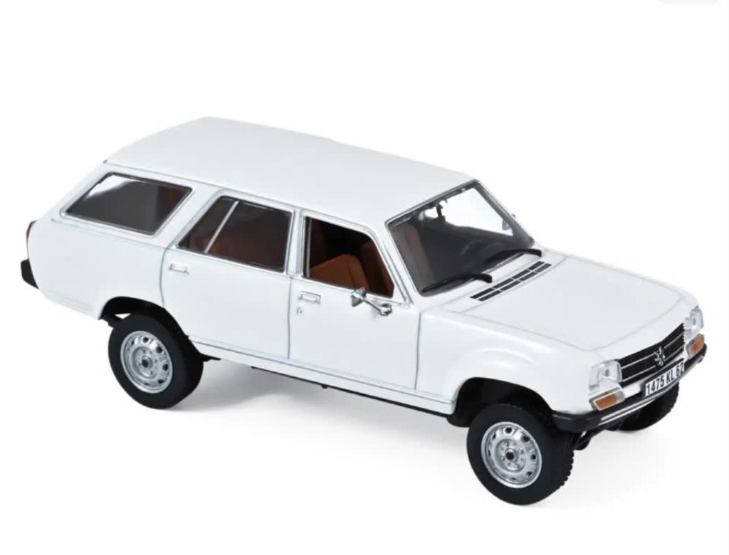 Peugeot 504 Break Dangel 1980 Wit 1/43 NOREV ref: 475443