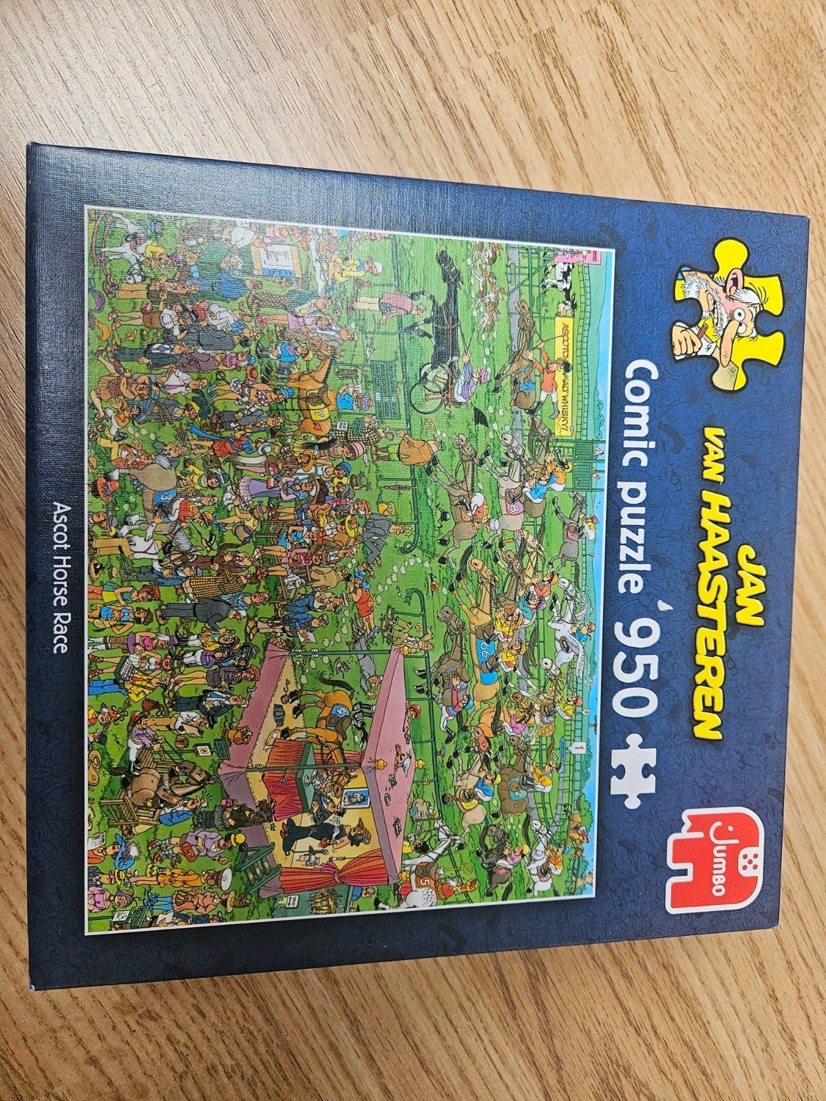 Jan van Haasteren Puzzel - Ascot Horse Race 950 stukjes, Hobby en Vrije tijd, Ophalen, 500 t/m 1500 stukjes, Zo goed als nieuw