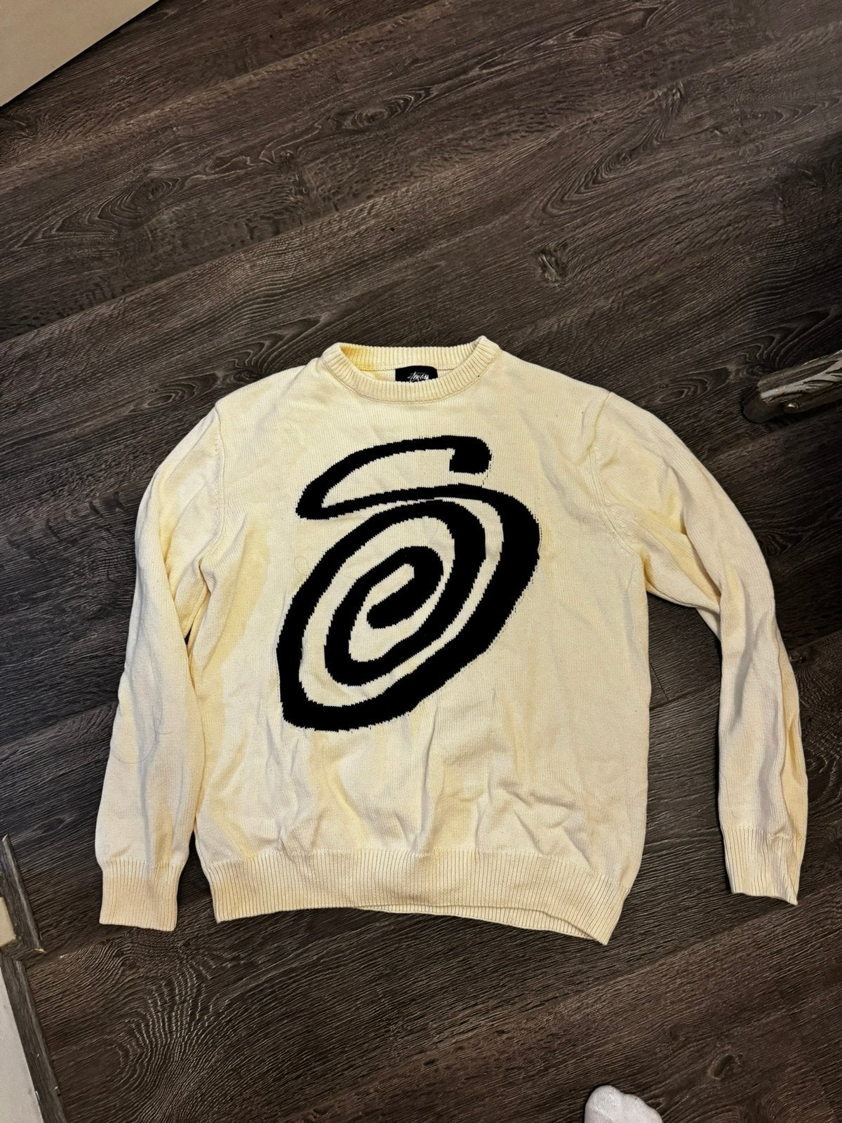 Stussy trui, Ophalen of Verzenden, Zo goed als nieuw, Maat 48/50 (M), Beige