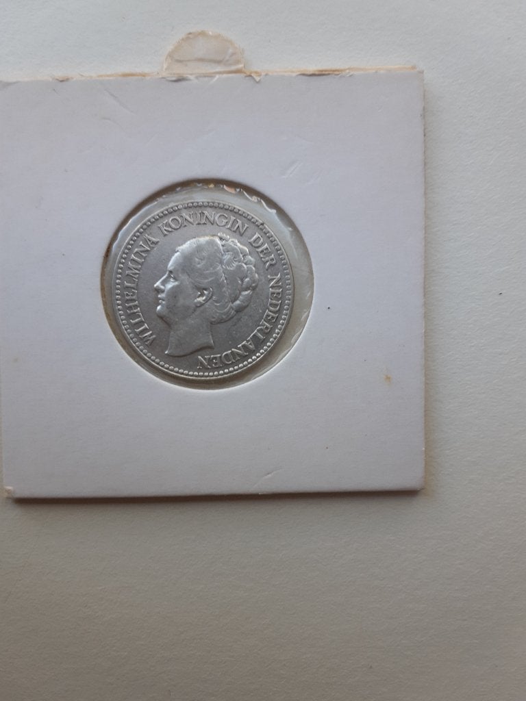 ½ Gulden Koningin Wilhelmina 1928 Zilver, ½ gulden, Zilver, Ophalen of Verzenden, Koningin Wilhelmina