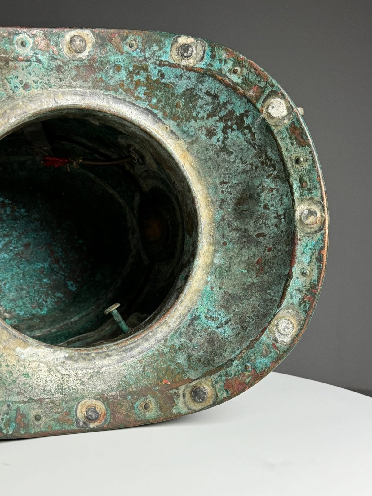 Antieke Koreaanse / Japanse Duikhelm koper, Ophalen