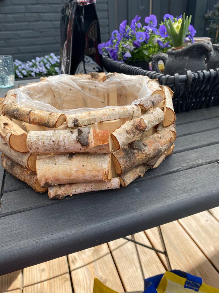4 bloem bakjes, Tuin en Terras, Ophalen, Rond, Kunststof, Minder dan 30 cm