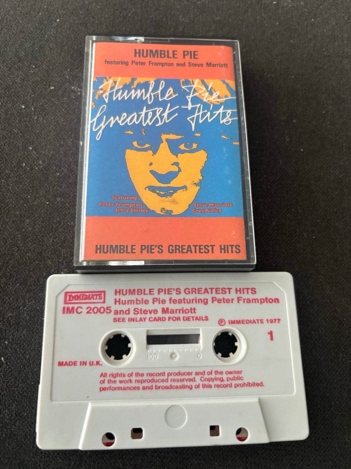 Humble Pie's Greatest Hits Cassette - Peter Frampton, Gebruikt, 1 bandje, Ophalen of Verzenden, Origineel