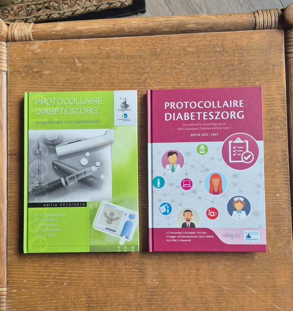 2 boeken Protocollaire Diabeteszorg, Ophalen of Verzenden, Zo goed als nieuw