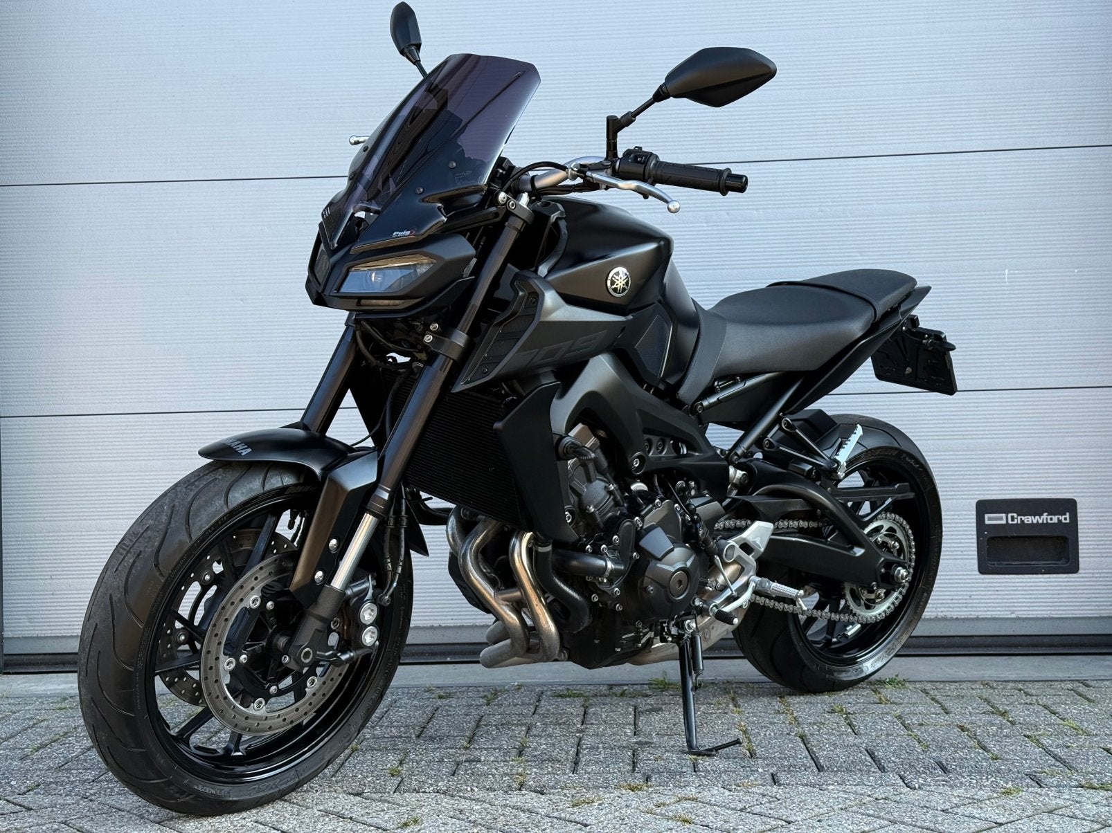 Nieuwstaat Yamaha MT 09 Tech Black 2019  QS Met 18DKM UNIEK!, LED Verlichting, Motorrijbewijs A, Meer dan 35 kW, Handgeschakeld