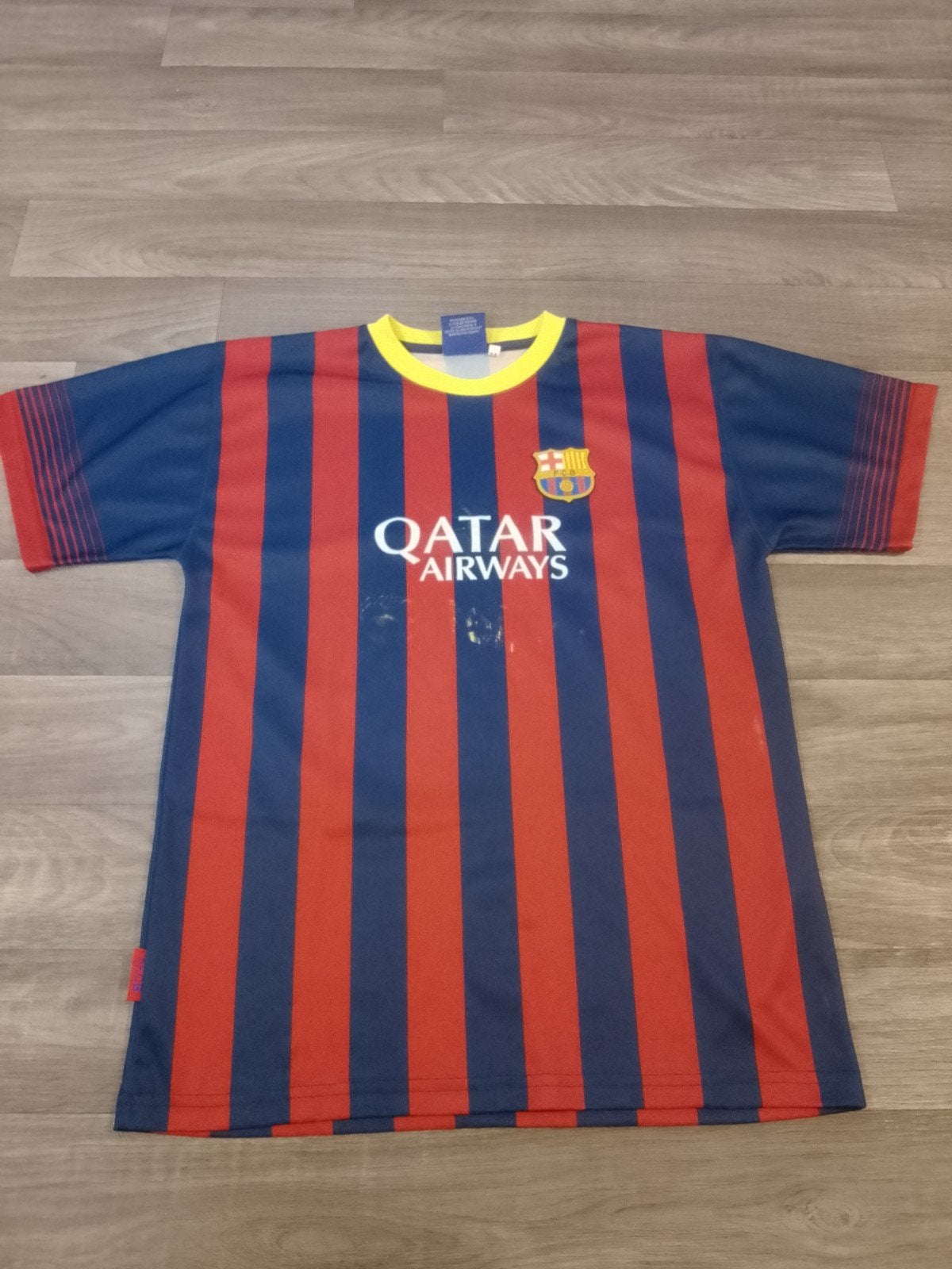FC Barcelona Voetbalshirt Messi #10 - Maat XS, Maat XS of kleiner, Ophalen of Verzenden, Gebruikt, Shirt