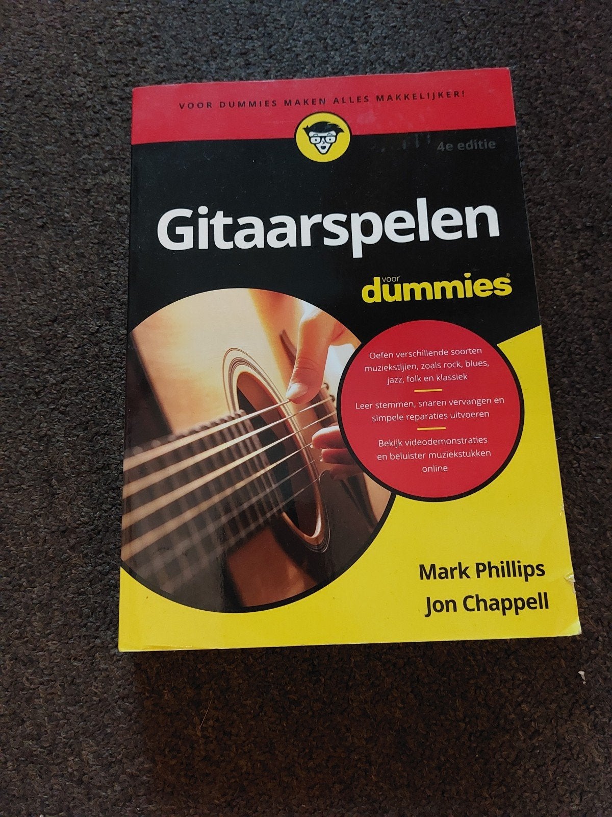 Mark Phillips - Gitaarspelen voor Dummies, Instrument, Ophalen of Verzenden, Zo goed als nieuw, Mark Phillips; Jon Chappell