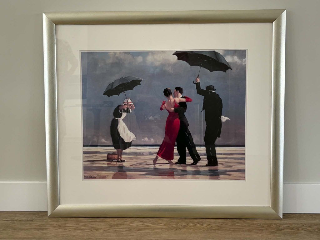 Jack Vettriano ArtPrint 'The Singing Butler' 90x80cm, Ophalen, Figuren, Ingelijst, Print