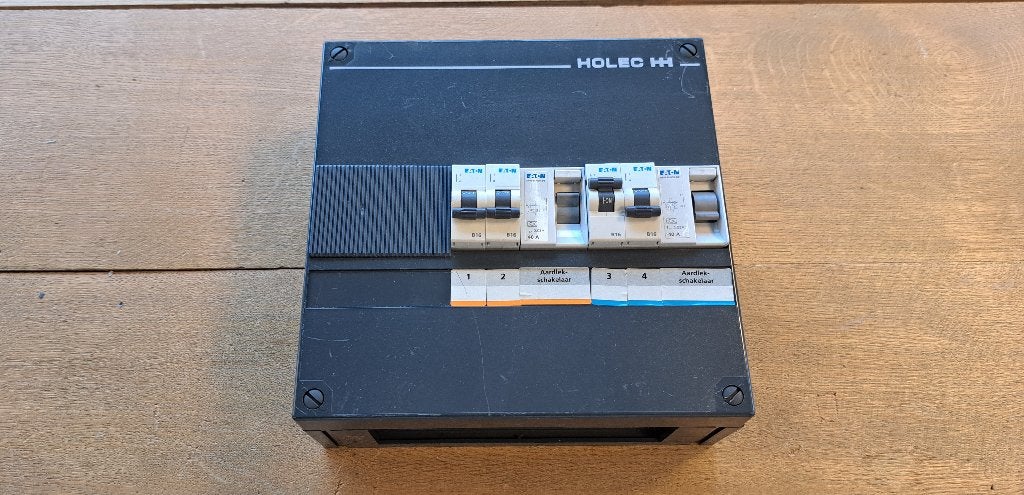 Holec Eaton Groepenkast 4 B16 groepen + 2x 40A aardlek (1x), Gebruikt, Onbekend, Onbekend, Ophalen of Verzenden
