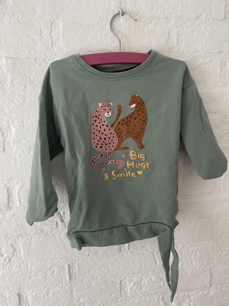 longsleeve 92  voor 1,50, Kinderen en Baby's, Kinderkleding | Maat 92, Ophalen of Verzenden, Zo goed als nieuw, Meisje, Shirt of Longsleeve