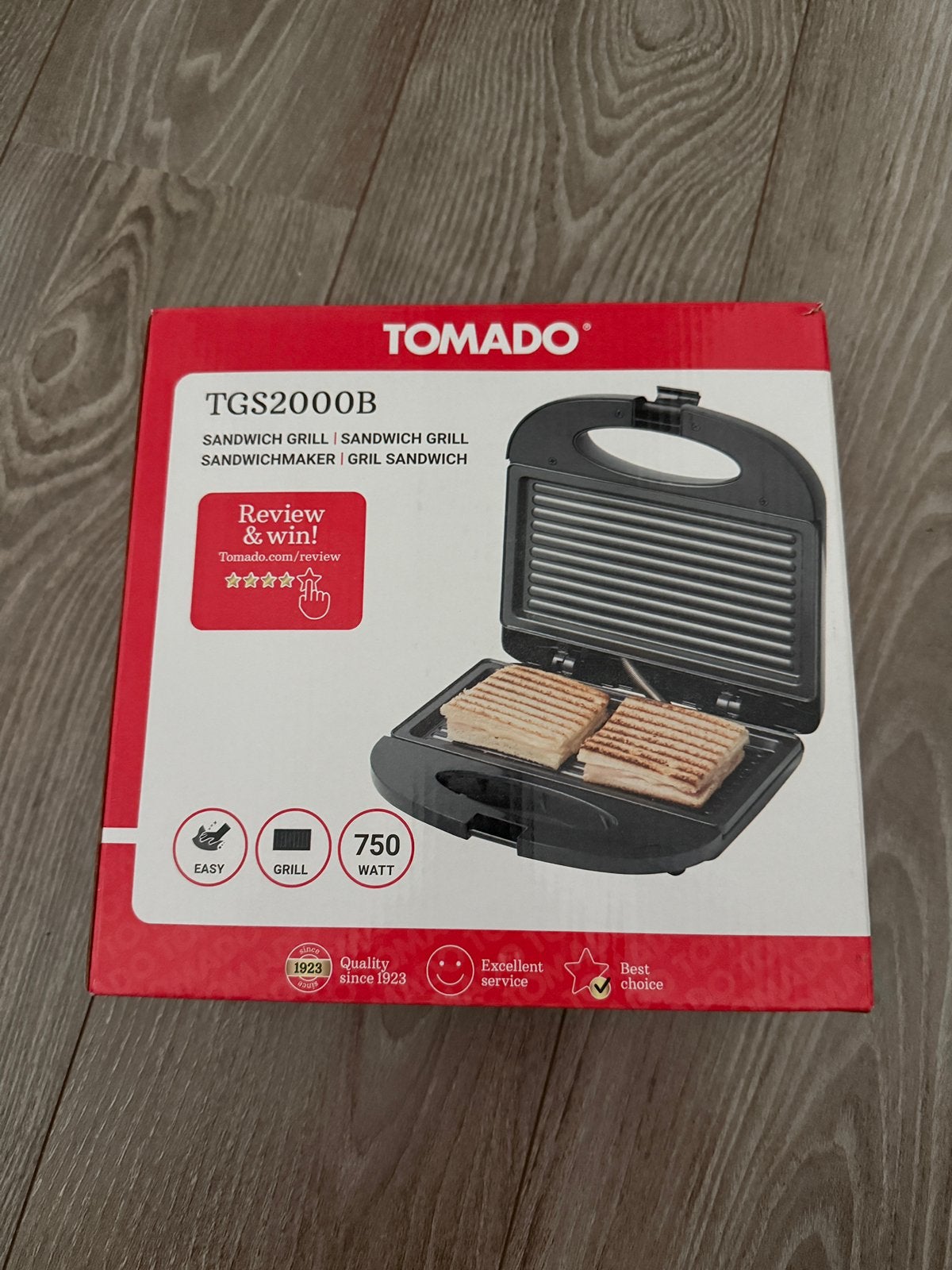 Tomado tosti-ijzer, Ophalen, Zo goed als nieuw