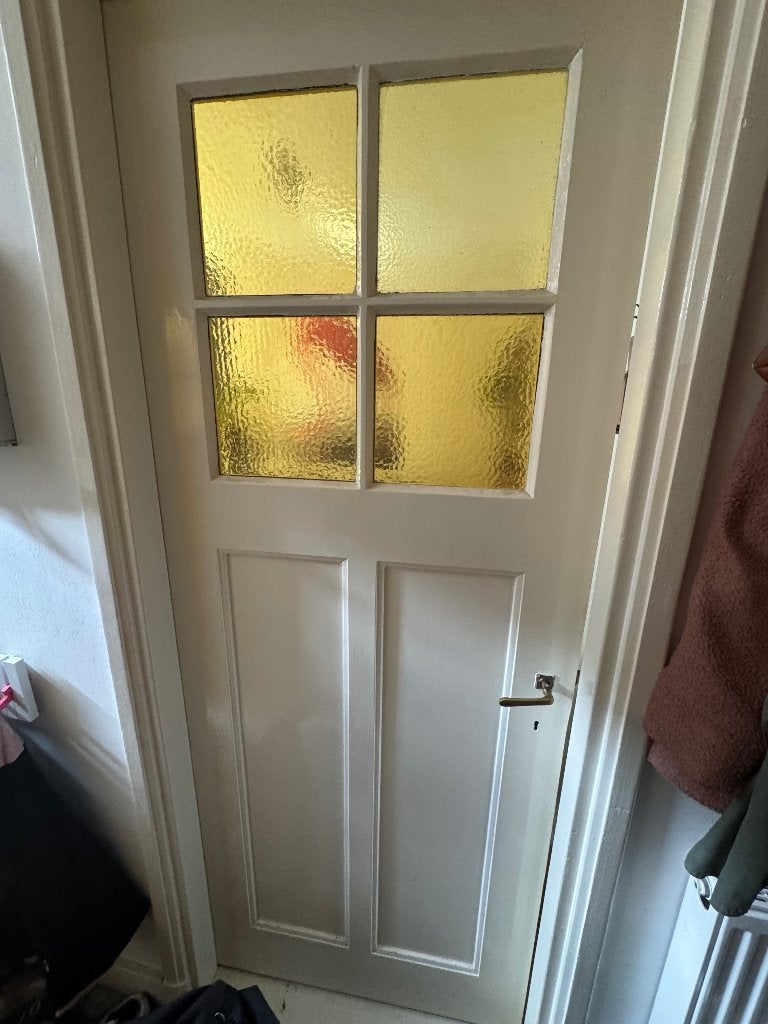 2x paneeldeur, Ophalen, Gebruikt, 80 tot 100 cm, Binnendeur