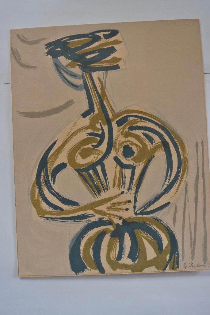 wally elelnbaas litho 2, Antiek en Kunst, Ophalen of Verzenden