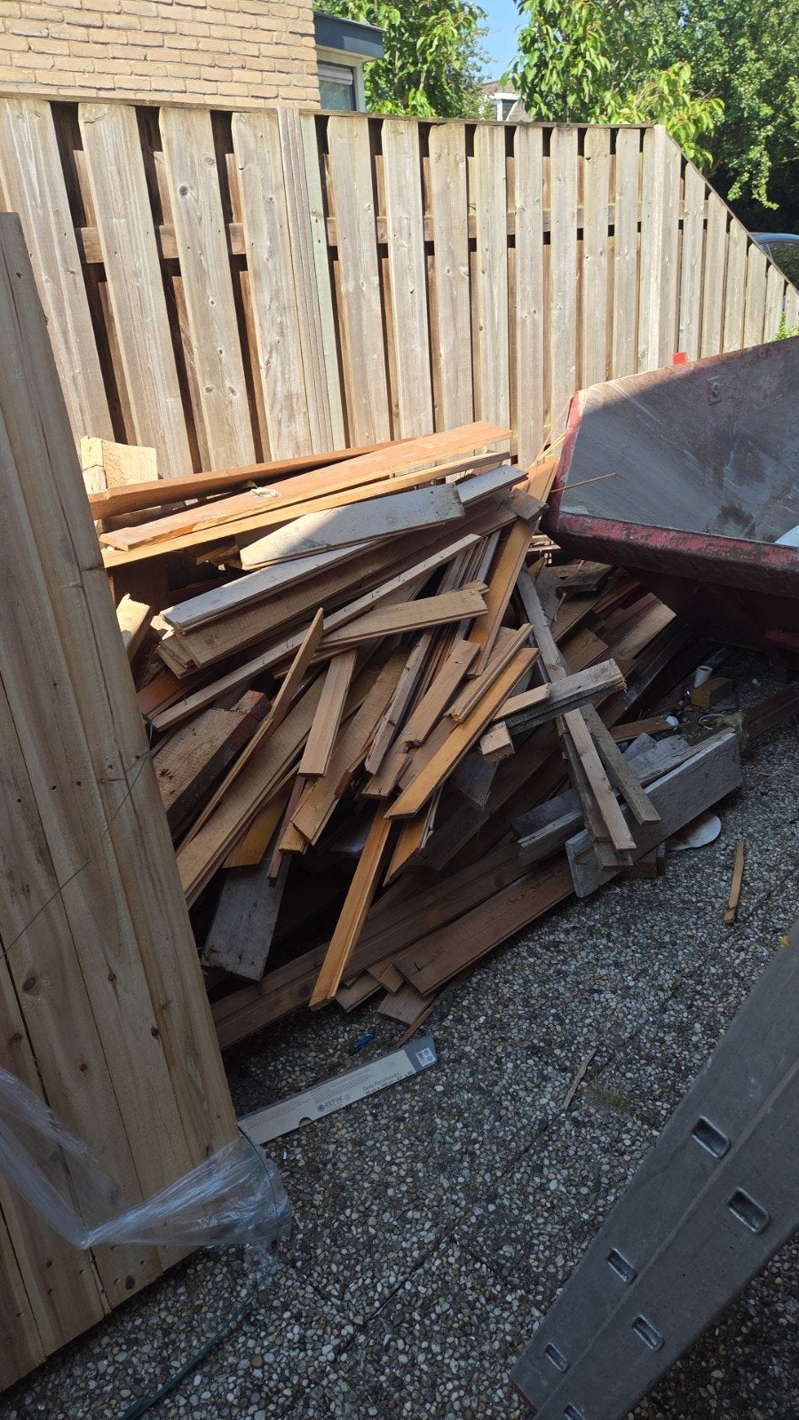 Diverse partij gebruikt hout, planken en balken, Gebruikt, Minder dan 25 mm, Overige typen, Ophalen of Verzenden